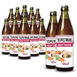 TJURE - Kraftbrühe Rind - 10+2 Spar Paket | ENERGIE | KRAFT | wie bei Oma 3840,00 ml