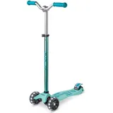 Micro Maxi Scooter Pro LED Deluxe Aqua Blau