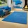 Snapstyle Hochflor Shaggy Teppich Blau 200x300cm