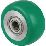 Ersatzrad D.125mm Trgf.450kg Polyurethanblau Achs-D.20mm Nabenl.60mm BS ROLLEN B92.125
