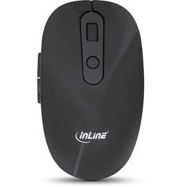 InLine Design Desktop, Tastatur-Maus Set, USB 2,4GHz, max. 1600dpi, schwarz