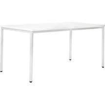 Stier Allzwecktisch 800x800x720mm Gestell lichtgrau, Platte weiß