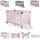 Cangaroo Reiselaufstall One Touch Räder Seiteneingang Matratze klappbar Tasche rosa