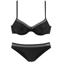 LASCANA Bügel-Bikini Damen schwarz Gr.38 Cup D