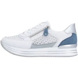 remonte Damen Low-Top Sneaker Blau/Weiß 38