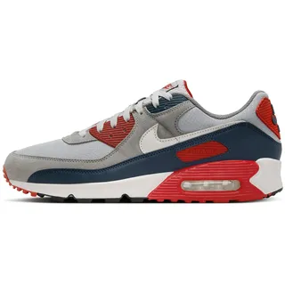 Air Max 90 Herren Smoke Grey/Phantom/Armory Navy/Fire Red 41