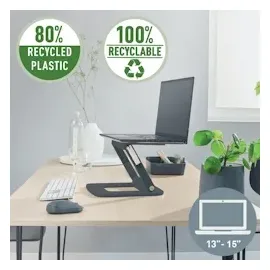 Leitz Ergo Multi-Winkel Laptopständer, dunkelgrau