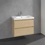 Villeroy & Boch Waschtischunterschrank 2 Auszüge 77,2 x 59,6 x 43,9 cm Nordic Oak