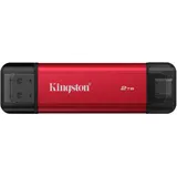 Kingston Dual Portable SSD 2 TB USB 3.2 Gen 2 Schwarz