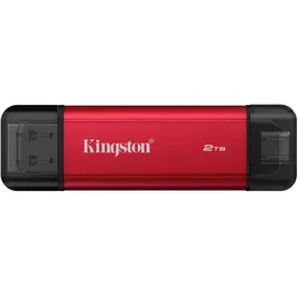 Kingston Dual Portable SSD 2 TB USB 3.2 Gen 2 Schwarz