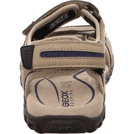 GEOX Uomo Strada Sandalen Sand / Navy 41