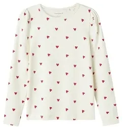 name it Langarmshirt Nmfdheart Cloud Dancer, 104