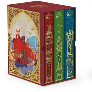 Bloomsbury UK Harry Potter 1-3 Box Set: MinaLima Edition