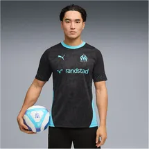 Puma Olympique Marseille Trainingsshirt 2025/26 schwarz Herren Gr. L