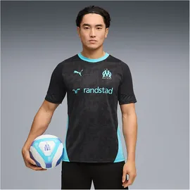 Puma Olympique Marseille Trainingsshirt 2025/26 schwarz Herren Gr. L