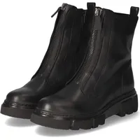 Gabor Damen Biker Boots, Frauen Stiefeletten,Best Fitting,Winterstiefeletten,Winterschuhe,gefüttert,Stiefel,schwarz(Altsilber),42 EU | 8 - 42 EU