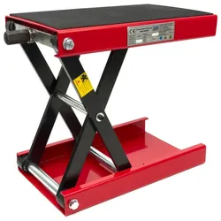 HBM 450 Kilo Flach-Mini-Motor-Hebebühne - Rot