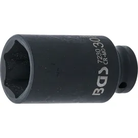 BGS Kraft-Steckschlüssel-Einsatz Sechskant tief 30 mm 12,5 (1/2) - 7230