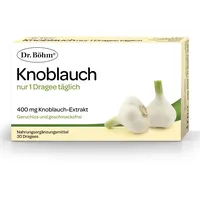 Dr Böhm Dr. Böhm Knoblauch nur 1 Dragee täglich: Mit Knoblauch-Extrakt, 400mg, 30 Dragees