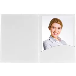 1x100 Daiber Portraitmappen Profi-Line  10x15cm weißmatt