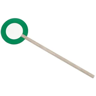 Hess-Holzspielzeug Spiel-Verkehrszeichen 60100 - Schaffnerkelle aus Holz, ca. 39 cm beige