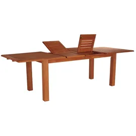 Merxx Bordeaux Gartentisch 260 x 100 x 73 cm Braun/Rot