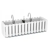 Prosperplast Boardee Fencycase 17 x 18 x 60 cm Weiß