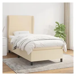 vidaXL Boxspringbett 90 x 200 cm Creme