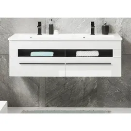 furn.design Doppelwaschtisch 120 x 43 cm