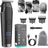 LED Profi Haarschneidemaschine Elektrische Bart Trimmer Rasierer Hair Clipper