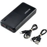 VOLTCRAFT PB-19C-M Powerbank 20000 mAh USB PD, Quick Charge LiPo Schwarz