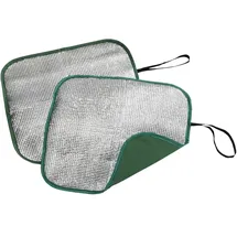 Maximex Thermositzkissen 2er-Set: Aluminium-beschichtet, 35 x 35 cm