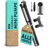Aaron Pocket One Mini Fahrrad Pumpe - Grau