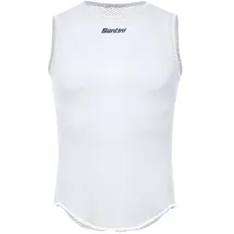 Santini SMS Lieve Ärmelloses Baselayer Weiß M