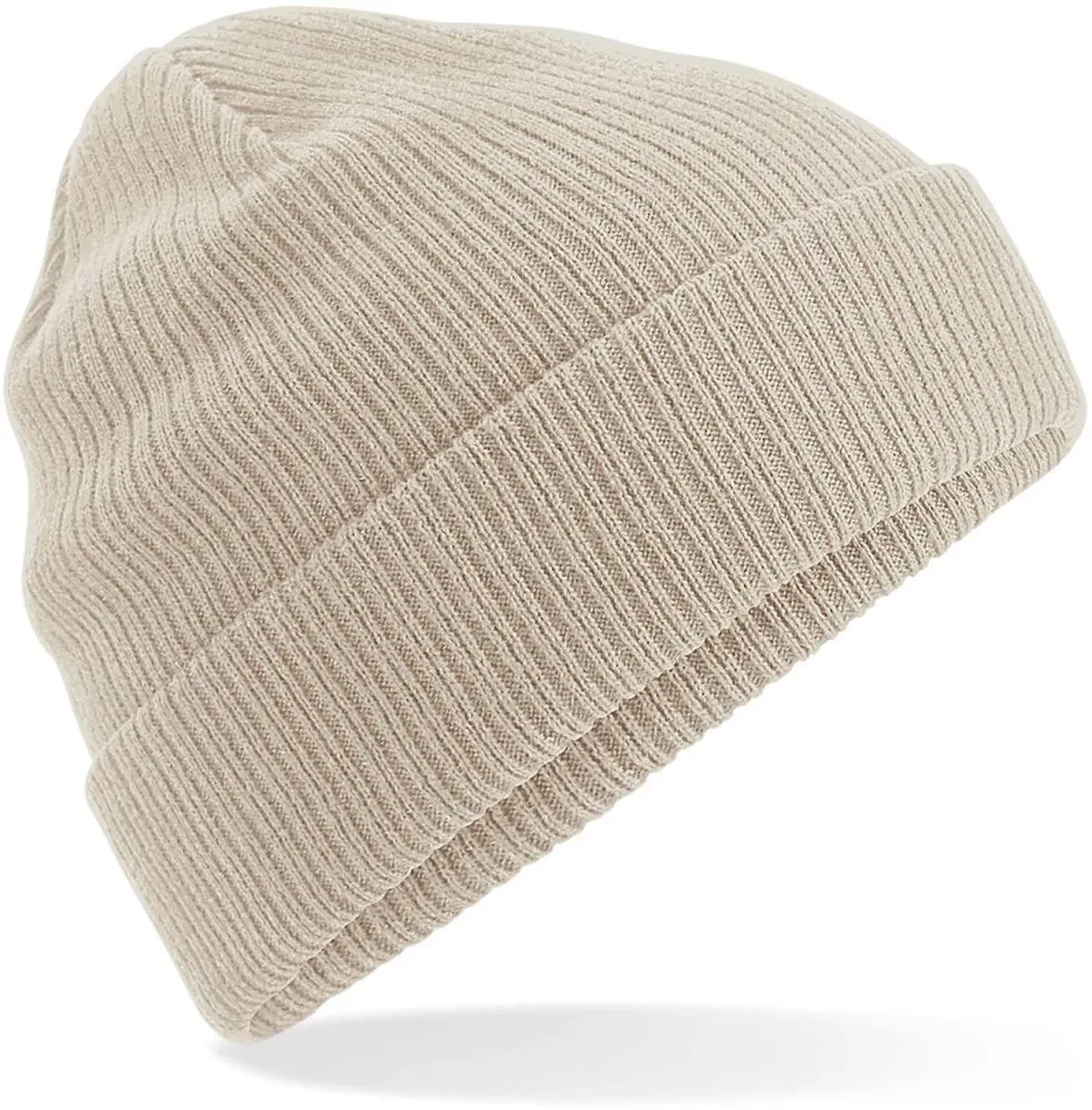 Beechfield Unisex Bio Strickmütze Beanie B50N sand one size