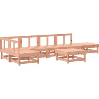 vidaXL 7-tlg. Garten-Lounge-Set Massivholz Douglasie