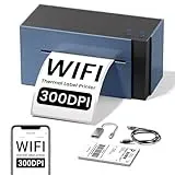 Phomemo WiFi DHL Etikettendrucker, 344WF WiFi Versandetiketten Thermodrucker für Barcode, Shipping Label Printer 4x6 für UPS, Ebay, Etsy, Shopify, Amazon, Royal Mail, FedEx, USPS