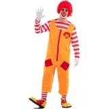 EUROCARNAVALES Clown McDonald Kostüm für Erwachsene