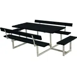 Plus Basic 260 x 184 x 73 cm Schwarz