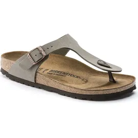Birkenstock Gizeh Birko-Flor Nubuk stone 44