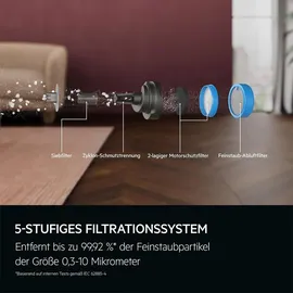 AEG 6000 Akku-Staubsauger AP61CB21RS