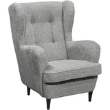 Sconto Oskar Polyester 70 x 101 x 98 cm grau