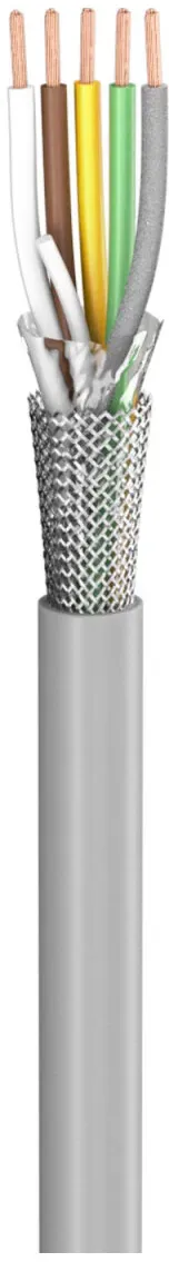 Steuerleitung SC-Control Flex; 5 x0,34 mm2; PVC, flammwidrig, Ø 5,90 mm; grau; Eca