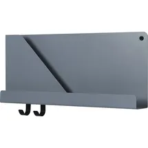 Muuto Folded Wandregal 51 x 22 cm Blau-Grau