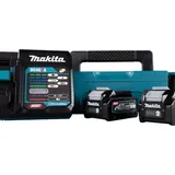 Makita Power Source Kit 40 V XGT Li-Ion 2 x 2,5 Ah + DC40RA Ladegerät + Makpac 191J81-6