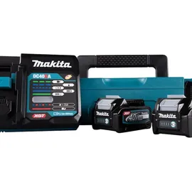 Makita Power Source Kit 40 V XGT Li-Ion 2 x 2,5 Ah + DC40RA Ladegerät + Makpac 191J81-6