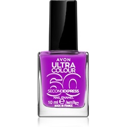 Avon Ultra Colour 60 Second Express schnelltrocknender Nagellack Farbton Ultraviolet 10 ml
