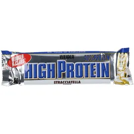 WEIDER Low Carb High Protein Stracciatella Riegel 50 g