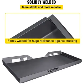 Vevor Kompaktlenker-Montageplatte 6 mm, Güteklasse 50 BM-006Multifunktionale Platte mit dem Traktor Verbinden kann, 28 kg Universalmontageplatte 470 mm Höhe, 1164 mm x 470 mm x 70 mm für Fahrzeugen