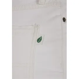 URBAN CLASSICS Organic Stretch Kurzer Rock Mit Hoher Taille Off White Raw 33